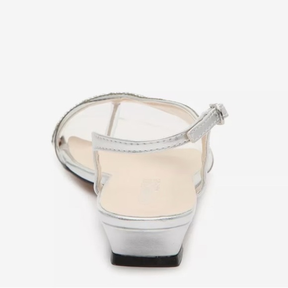 Touch Ups by Benjamin Walk Eleanor Elegant Silver Women's Sandals sz 9 nwob - Picture 5 of 5